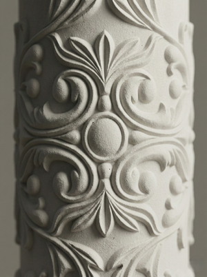 Monolith Column — Architectural Plaster Totem