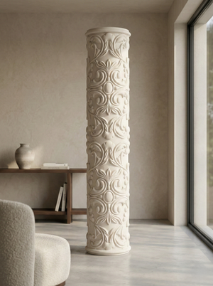 Monolith Column — Architectural Plaster Totem